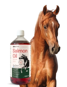 Lab-v Lososový olej - 100% olej z atlantského lososa pro koně 1000 ml