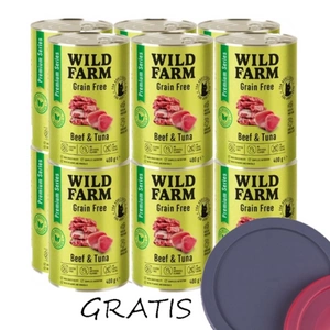 WILD FARM Premium Grain Free Beef and Tuna 12x400g - krmivo pro kočky bez obilovin