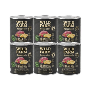 WILD FARM Monoprotein Wild Boar 6x800g hypoalergenní krmivo pro psy
