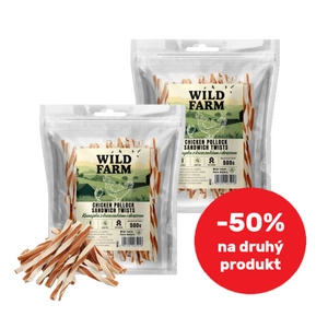 WILD FARM sendvič s kuřecím masem a treskou 2x500g pamlsky pro psy