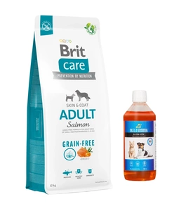 BRIT CARE Grain-free Adult Salmon 12kg + LAB V 500ml 5% SLEVA!