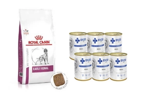 ROYAL CANIN Early Renal Canine 14 kg + ENZO VET Renal 6 x 400 g