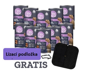 PetRepublic Fine Meat krůtí miska 10x400g pro psy + GRATIS !!