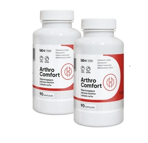 LAB-V Arthro Comfort - Komplexní podpora zdraví kloubů a pohybového aparátu pro psy a kočky 2x90 kapslí