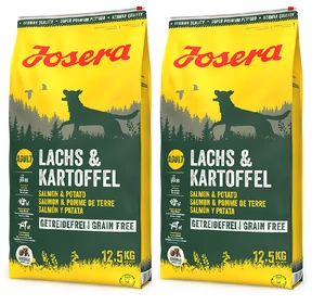 JOSERA Losos &amp; Brambory – bezobilné 2x12,5 kg