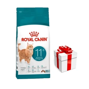 ROYAL CANIN Ageing Senior 11+ suché krmivo 4 kg pro starší kočky nad 11 let + Překvapení pro kočku