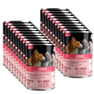 PetRepublic kousky v omáčce s lososem (sterilní) 20x400g pro kočky