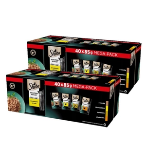 Sheba Delicacy Poultry Jelly flavours - vlhké krmivo pro kočky 80x85g