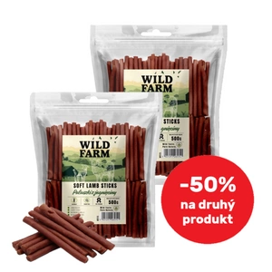 WILD FARM jehněčí tyčinky pro psy 2x500g