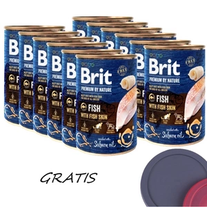 Brit Premium by Nature Fish with Fish Skin 12x400g SLEVA 2%