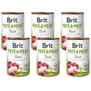 BRIT PATE &amp; MEAT DUCK 6x800g