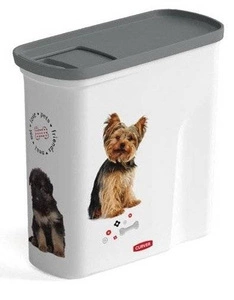 CURVER Pet Life 2l nádoba na skladování krmiva pro domácí zvířata 20,6x8,7x19,3cm
