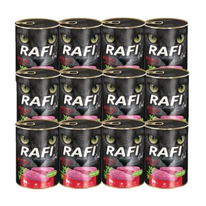 RAFI Cat Adult s telecím masem 12x400g