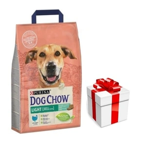 PURINA Dog Chow Adult Light Turkey 2,5kg + překvapení pro psa ZDARMA