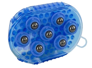 Covalliero Magnetické masážní hrábě pro koně, modré,