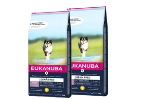 EUKANUBA Puppy Chicken L/XL bez obilovin 2x12kg