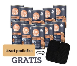 PetRepublic Fine Meat pokrm z hovězího masa 10x400g pro psy + GRATIS !!!