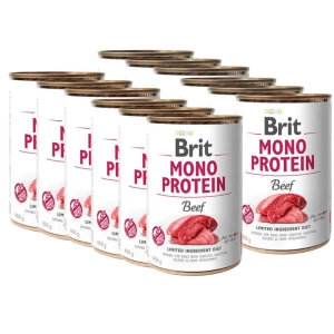 BRIT MONO PROTEIN HOVĚZÍ 12x400g