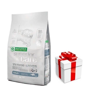 NATURES PROTECTION Superior Care Grain Free White Fish Adult Small Breeds 1,5kg + překvapení pro vašeho psa ZDARMA