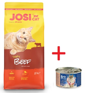 JOSERA JosiCat Tasty Beef 18 kg + BRIT Premium By Nature Cat Chicken &amp; Rice 200 g ZDARMA!!!!