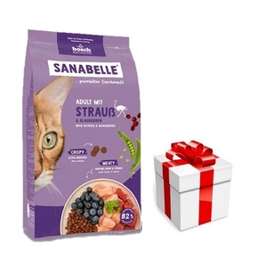 BOSCH Sanabelle Adult Pštros 8kg + překvapení pro kočku GRATIS