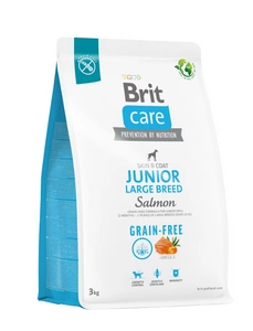 BRIT CARE Dog Grain-free Junior Large Breed Salmon 3 kg