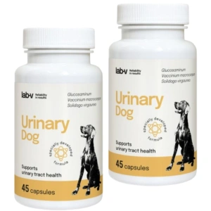 LAB-V Urinary Dog – Podpora při infekcích močových cest u psů 2x45 kapslí