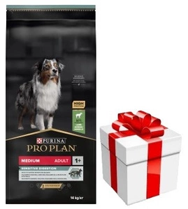 Purina Pro Plan Adult Medium Sensitive Digestion Lamb  14kg + PŘEKVAPENÍ ZDARMA !!!