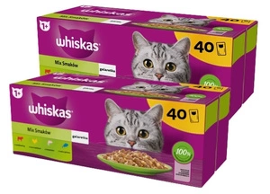 Whiskas Výběrové menu hovězí kuře losos tuňák v želé 80 x 85 g