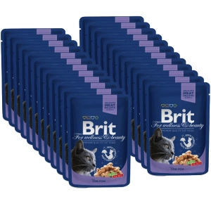 Brit Premium Cat Pouch with Cod Fish 24x100g