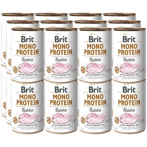 BRIT MONO PROTEIN KRÁLÍK 24x400g