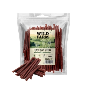 WILD FARM hovězí tyčinky 500g pamlsky pro psy