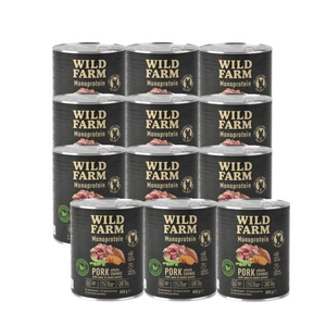 WILD FARM Monoprotein Pork 12x800g hypoalergenní krmivo pro psy