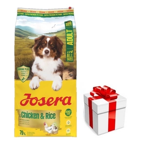 JOSERA Chicken&Rice 12,5kg + psí překvapení ZDARMA