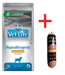 FARMINA Vet Life Dog Hypoallergenic Fish &amp; Potato 12 kg + Hektor 900 g ZDARMA!!!!!!!!!!