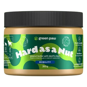 Green Paw Hard as a Nut 350g - Arašídové máslo s čertovým drápem pro psy