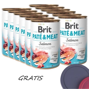 BRIT PATE & MEAT SALMON 12x400g