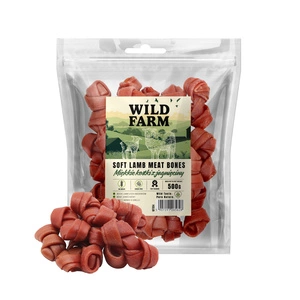 WILD FARM Měkké jehněčí kostky 500g pamlsky pro psy