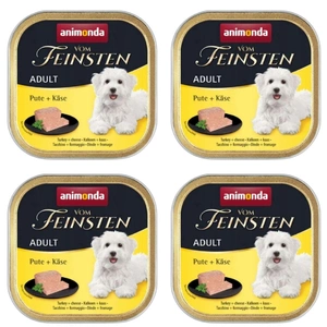 ANIMONDA Dog Vom Feinsten Adult krůtí se žlutým sýrem 22x150g