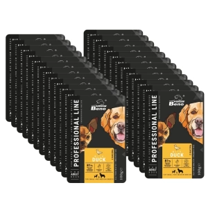 SUPER BENO Adult sáček pro malé a střední psy s kachnou 24x100g