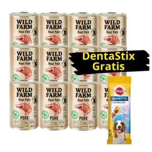 Wild Farm Pate Pork 12x400 g bezlepkové krmivo pro psy