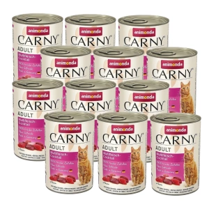 ANIMONDA Cat Carny Adult příchuť: koktejl z více mas 12x400g