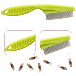 Hřeben na vyčesávání blech a vší