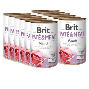 BRIT PATE &amp; MEAT LAMB 12x400g