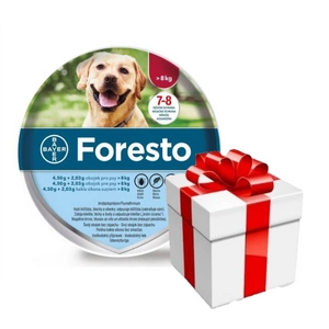 BAYER Foresto obojek pro psy nad 8 kg + překvapení pro psa ZDARMA!!!