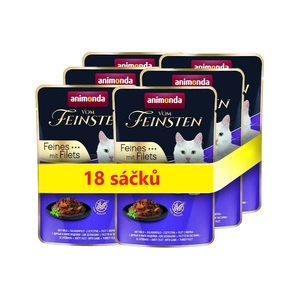 ANIMONDA Cat Vom Feinsten Adult zvěřina + krůtí filé 18x85g kapsička