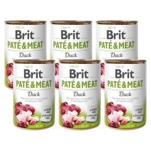 BRIT PATE &amp; MEAT DUCK 6x400g