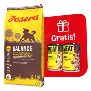 JOSERA Balance Senior/Light 12,5 kg + 2x Meat Lovers Pure 400 g ZDARMA!!