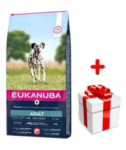 Eukanuba Adult Large Salmon&Barley 12kg + Překvapení pro psa