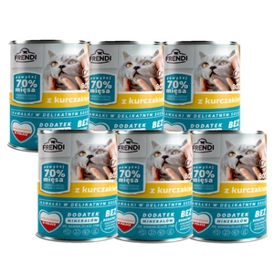 Frendi kousky v jemné kuřecí omáčce 6x800g pro kočky SLEVA 2%